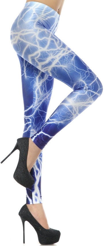Lightning Flash Print Leggings