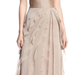 Women's Tiered Chiffon Gown