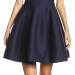 Cap-Sleeve Tulip Hem Cocktail Dress