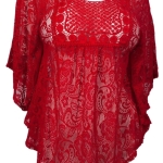 Crochet Lace Poncho Top