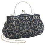 Elegant Hand Embroidered Clutch Purse