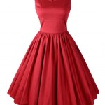 Rockabilly Scallop Brenda Swing Dress