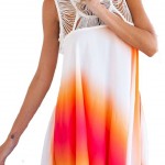 Floral Lace Hippie Party Beach Dress Swimsuit Cover Up