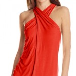 Women's Jersey Lycra Twisted Front Halter
