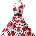 Grace Karin Womens Halter Ball Retro Vintage Dresses