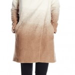 Women's Emerson Ombre Fuzzy Wool-Blend Coat