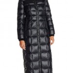 Long Maxi Down Coat with Faux-Fur Ruff