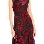 Women's Burnout Velvet Dress