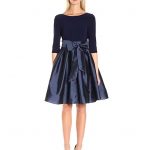 Women's Taffeta Two-Fer Fit and Flare