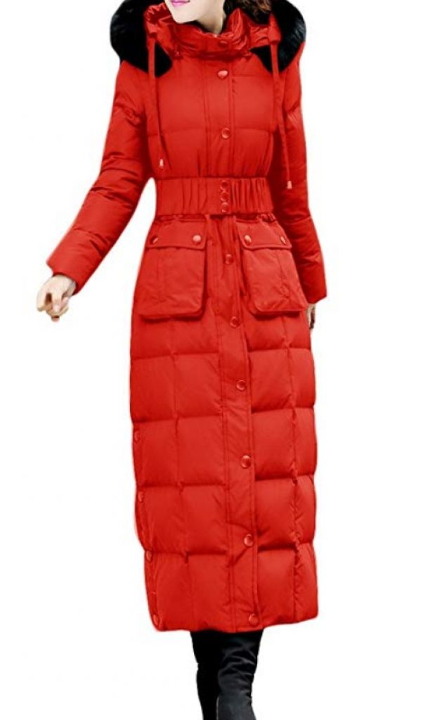 Duck down long coats hotsell for womens