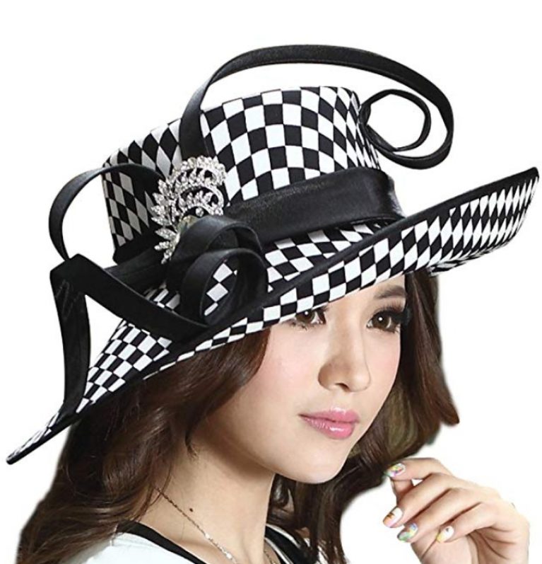 Young Ladies Satin Dress Hat Church Hat Formal Hat Raluca Fashion