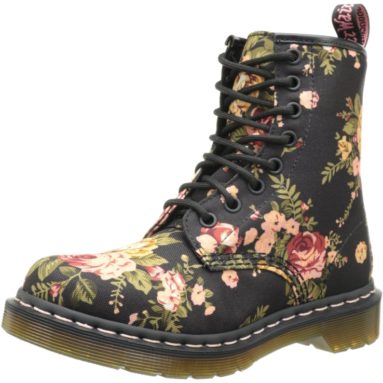 Victorian Print Lace Up Boot